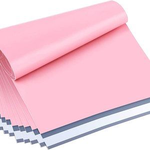 20 Pcs- Light Pink Poly Mailers 10"x13" No Padding